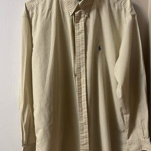 Polo Ralph Lauren Blake Yellow Long Sleeve Button Up Shirt Men’s L